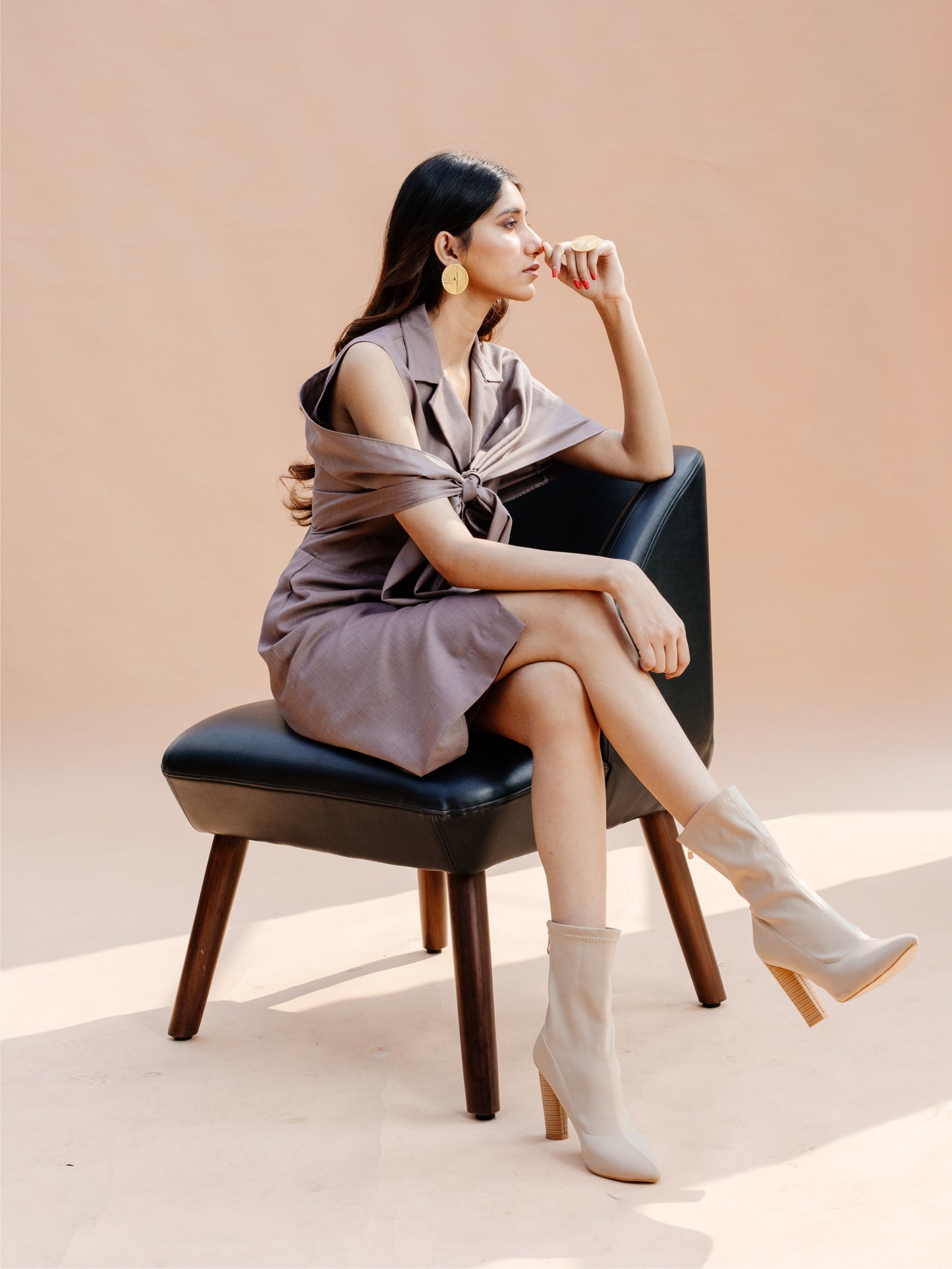Pewter Wrap Dress