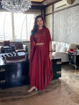 Crop Top, Cape and Flared Pants Set