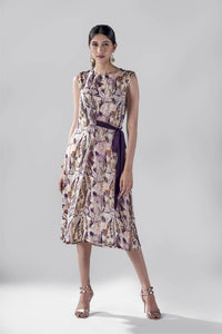 Offwhite printed overlap tie-up tunic