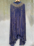 Navy Blue Trapeze Cut Tunic