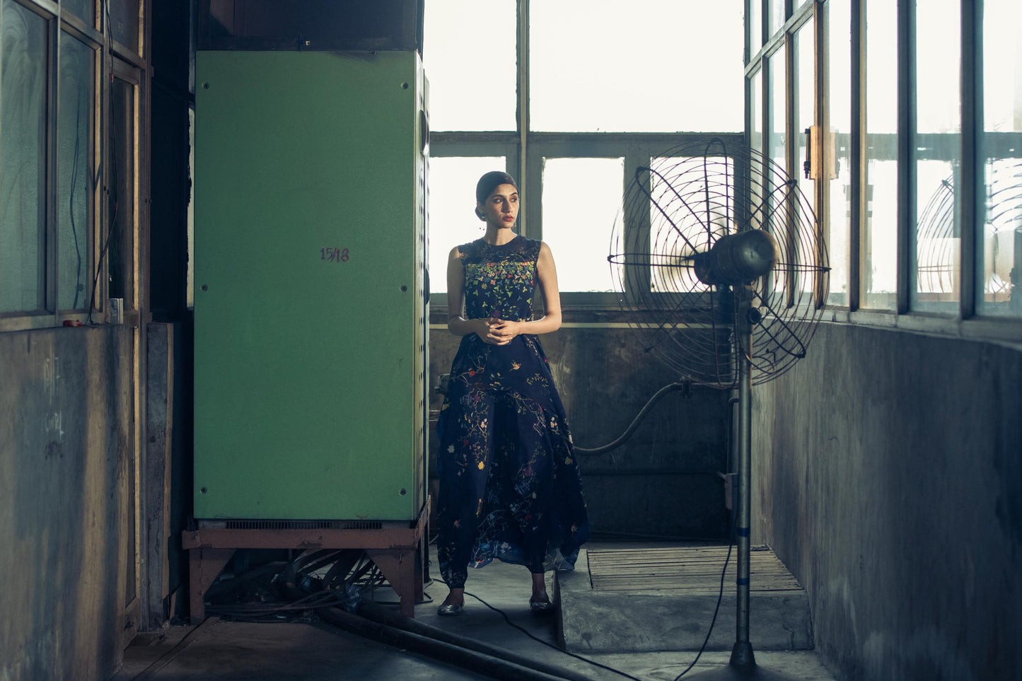 Chinoiserie Draped Skirt and Top Set