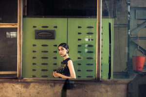 Chinoiserie Draped Skirt and Top Set