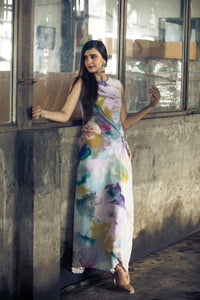 Marble Draped Maxi