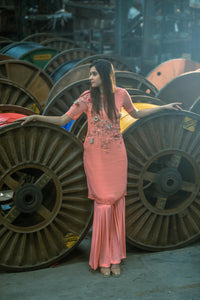 Daal Kurta & Pleated Sharara Set