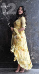 Raima Sen in Yellow Floral Hi Low Tunic
