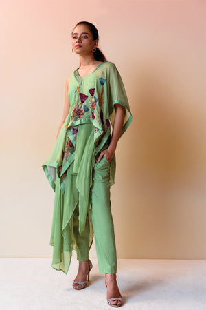 Mint Est Fera Layers Dress with Pant