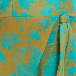 Printed Draped Jumpsuit