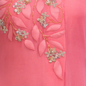 Peach Side Collar Tunic