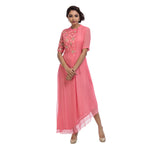 Peach Side Collar Tunic